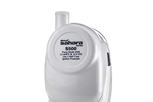 Attwood 4505-7 Sahara S500 Automatic Bilge Pump, 12-Volt, 1.5-Amp Draw, ¾-Inch Interior Diameter Hose, 29-Inch 16-Gauge Wire