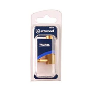 Attwood 8897-6 Brass Quick-Connect Tank Fitting 1/4-Inch NPT Male Thread for Yamaha