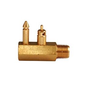 Attwood 8897-6 Brass Quick-Connect Tank Fitting 1/4-Inch NPT Male Thread for Yamaha