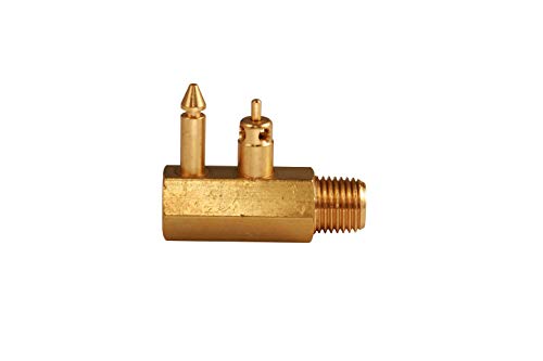 Attwood 8897-6 Brass Quick-Connect Tank Fitting 1/4-Inch NPT Male Thread for Yamaha