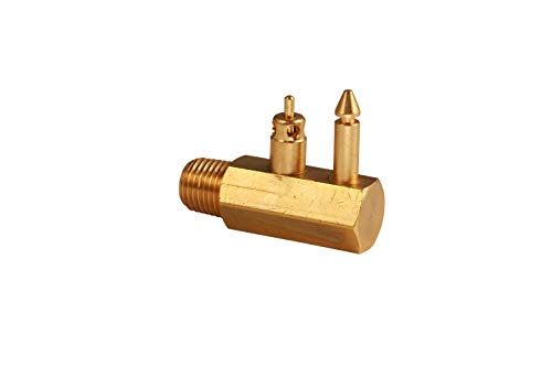 Attwood 8897-6 Brass Quick-Connect Tank Fitting 1/4-Inch NPT Male Thread for Yamaha