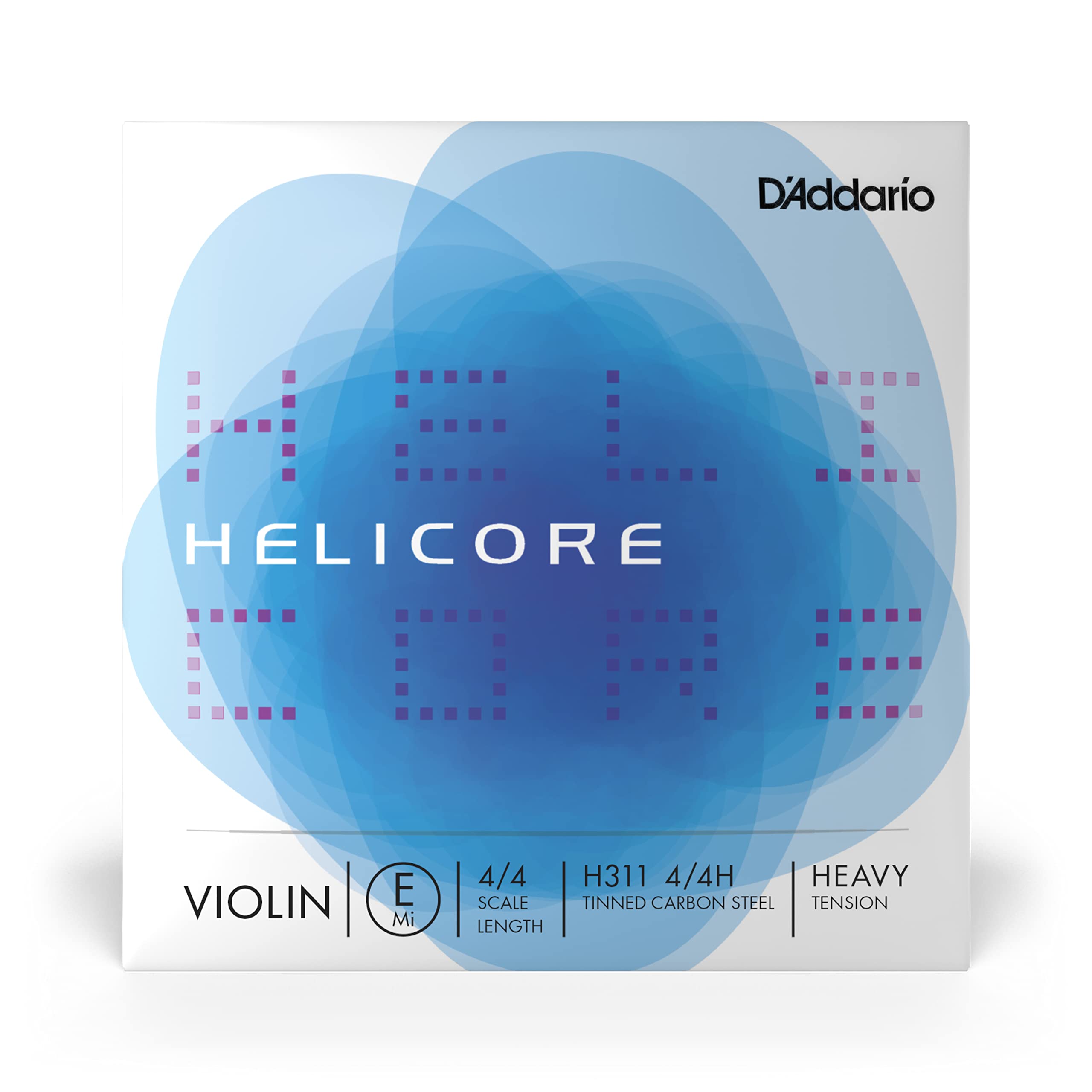 D'Addario Orchestral - Helicore 4/4 Size Violin String - Plain Steel E String - H311 4/4H - E String Only - Heavy Tension