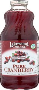 lakewood, pure cranberry juice, 32 oz