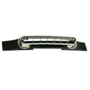 Fender Gretsch Rocking Bar Electric Guitar Bridge - Chrome/Ebony