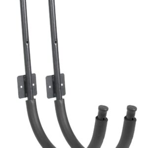 Seattle Sports Kayak Wall Cradle Hooks - Heavy Duty Wall Mount Hanger Rack for Kayaks and Paddle Boards - 200lb Capacity , Black