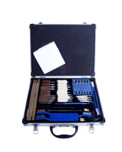 gunmaster 63pc deluxe universal select gun cleaning kit in aluminum case