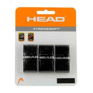 Head Xtreme Soft Racquet Overgrip Tennis Racket Grip Tape 3 Pack Black, White, Pack US