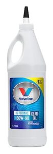 valvoline high performance sae 80w-90 gear oil 1 qt