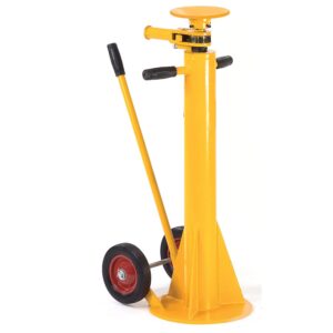 global industrial 100,000 lb. static capacity standard duty trailer stabilizing jack stand