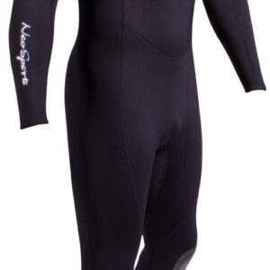 NeoSport Wetsuits Men's XSPAN 7mm Full Jumpsuit, Blue Trim, XXX-Large - Diving, Snorkeling & Wakeboarding