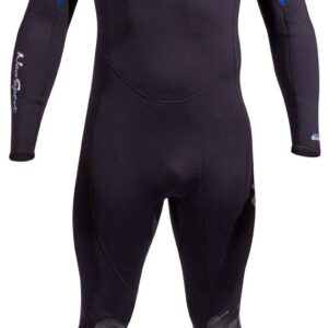 NeoSport Wetsuits Men's XSPAN 7mm Full Jumpsuit, Blue Trim, XXX-Large - Diving, Snorkeling & Wakeboarding