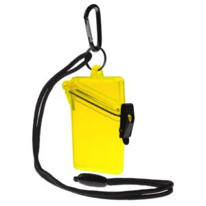 witz see it safe waterproof case, yellow