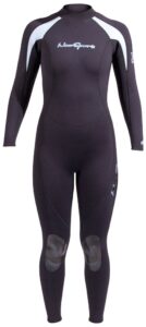 neosport wetsuits women's xspan 5mm full jumpsuit, powder blue trim, 10 - diving, snorkeling & wakeboarding