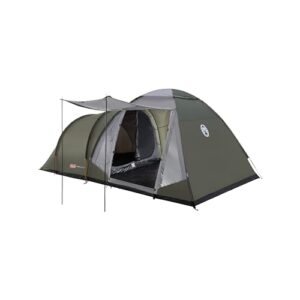 coleman waterfall 5 deluxe family tent, 5 man tent with separate living and sleeping area, easy to pitch, 5 person tent, 100 percent waterproof hh 3000 mm, one size