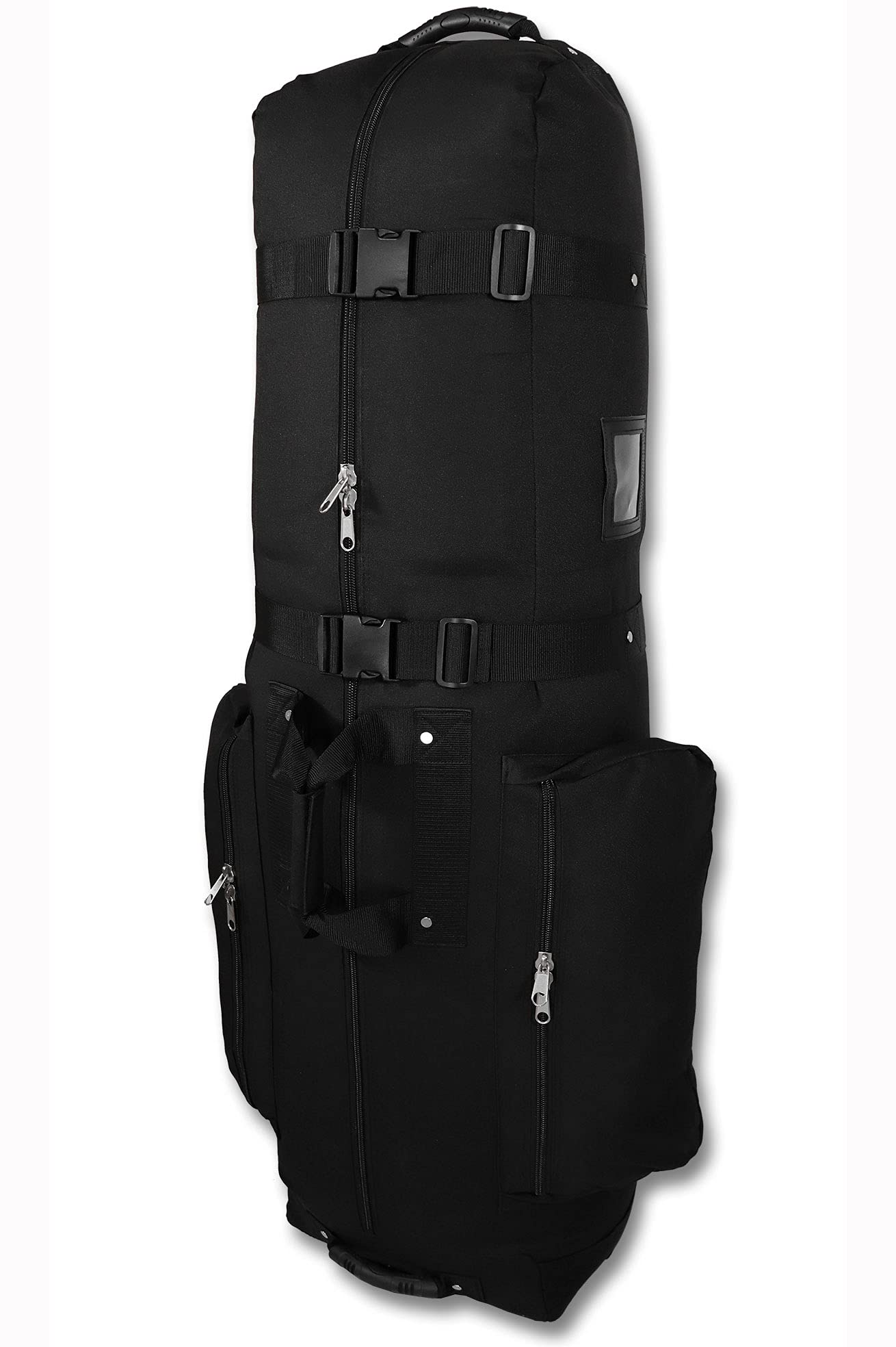 CaddyDaddy CDX-10 Padded Golf Travel Bag Cover with Large Pockets - Heavy Duty, Wheeled Golf Bag Travel Cover, Lightweight