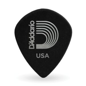 d'addario accessories 3dbk4-10 black ice guitar picks, 10 pack, medium