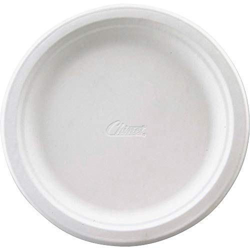 Chinet 21244 Classic White Molded Fiber Plates 6 3/4-Inch White 125/Pack