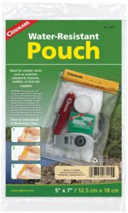 coghlan's water-resistant pouch, 5 x 7-inch