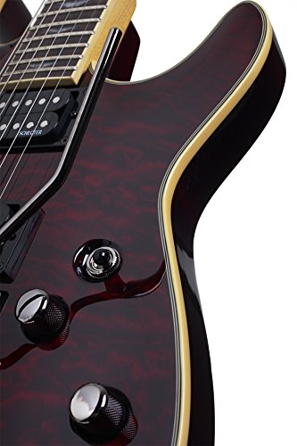 Schecter Omen Extreme-6 FR Electric Guitar - Black Cherry