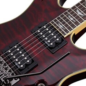 Schecter Omen Extreme-6 FR Electric Guitar - Black Cherry