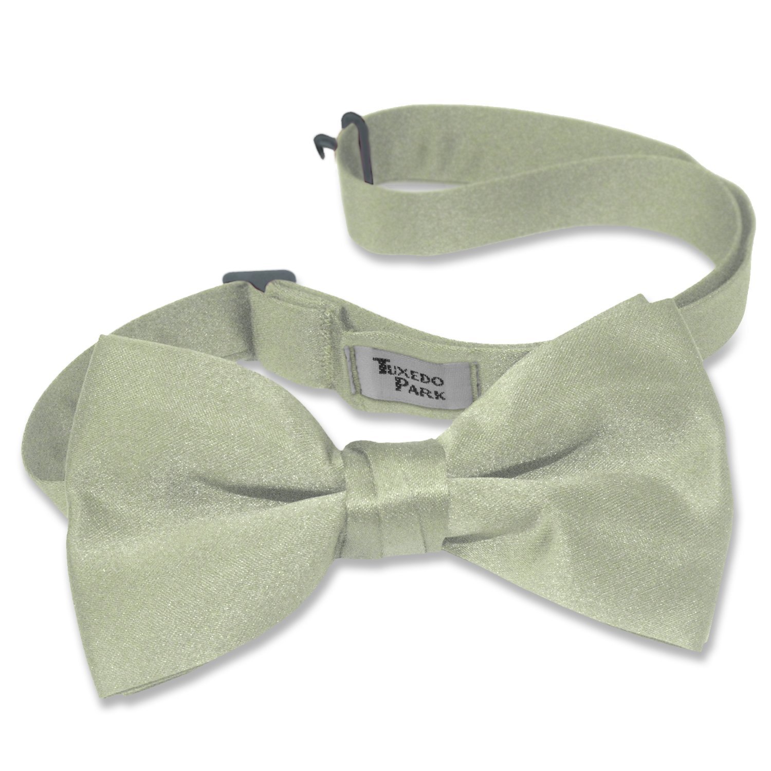 Sage Green Satin Mens 2 1/2" Bow Tie