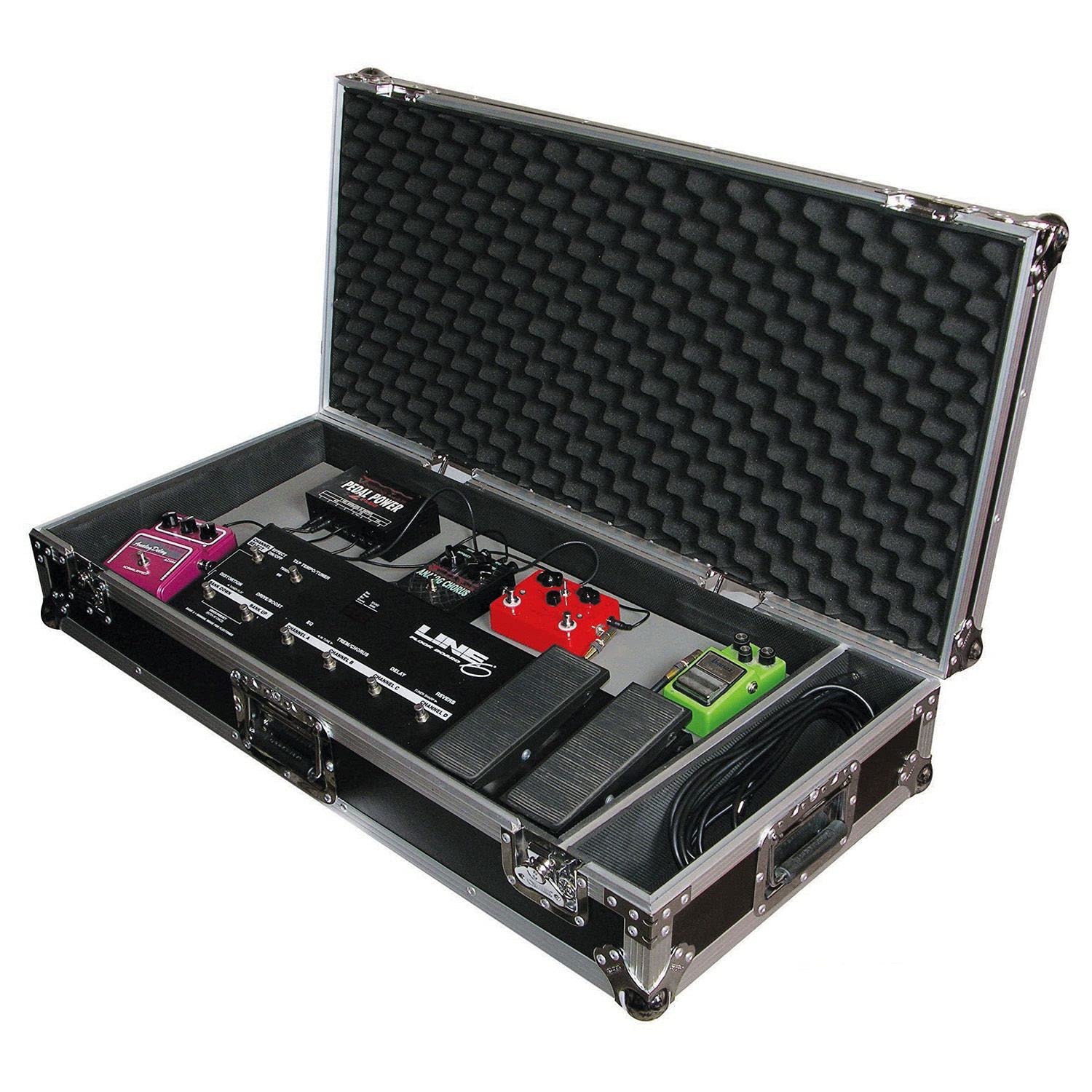 Odyssey FZGPEDAL32W Flight Zone 32" Guitar Pedal Board Ata Case With Wheels