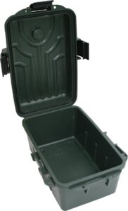 mtm survivor dry box with o-ring seal (forest green, large)