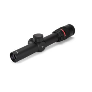 Trijicon TR24R AccuPoint 1-4x24mm Riflescope, 30mm Main Tube with BAC, Red Triangle Post Reticle, Matte Black