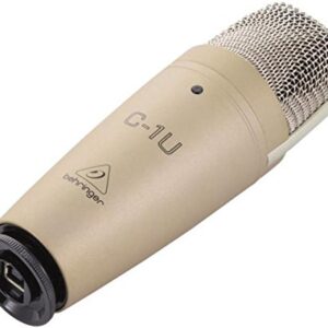 Behringer C-1U Studio Condenser Microphone with USB