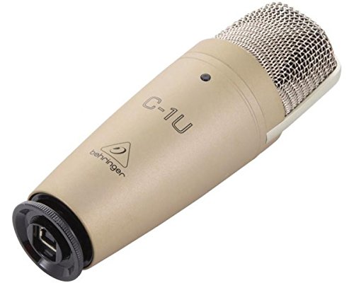 Behringer C-1U Studio Condenser Microphone with USB