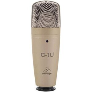 Behringer C-1U Studio Condenser Microphone with USB