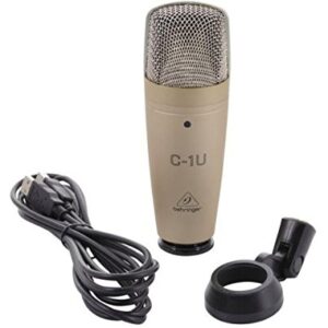 Behringer C-1U Studio Condenser Microphone with USB