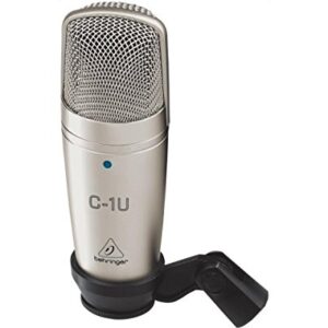 Behringer C-1U Studio Condenser Microphone with USB