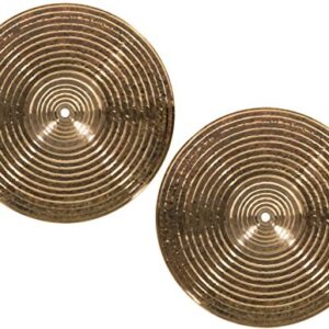 Meinl Cymbals Byzance 13" Dark Spectrum Hihats, Pair — Made in Turkey — Hand Hammered B20 Bronze, 2-Year Warranty, B13SH