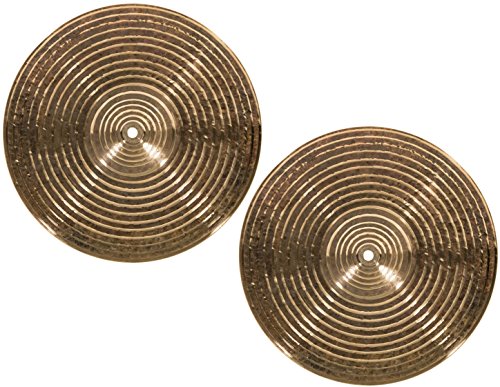 Meinl Cymbals Byzance 13" Dark Spectrum Hihats, Pair — Made in Turkey — Hand Hammered B20 Bronze, 2-Year Warranty, B13SH