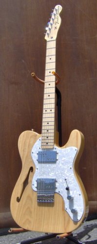 Full Scale Plans for the Fender Telecaster 1969 Thinline Electric Guitar - actual size