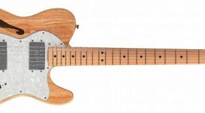 Full Scale Plans for the Fender Telecaster 1969 Thinline Electric Guitar - actual size