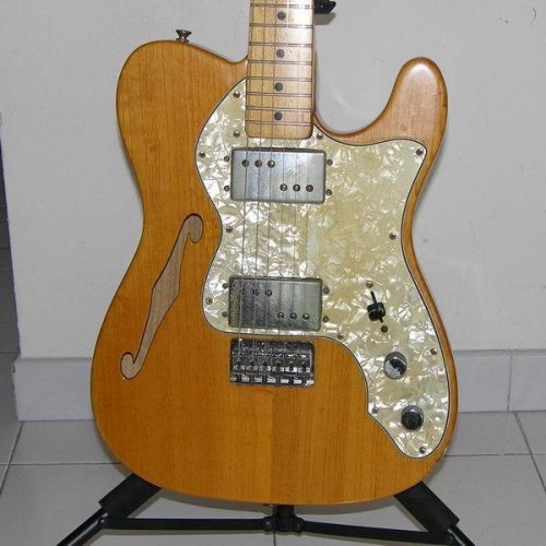 Full Scale Plans for the Fender Telecaster 1969 Thinline Electric Guitar - actual size