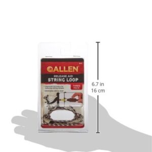 Allen Company Archery String Loop Release Aid (Pack of 3), Black