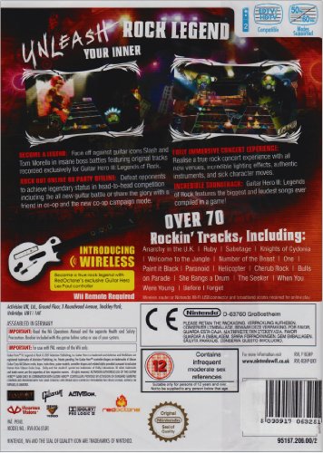 Guitar Hero III: Legends of Rock - Game Only (Wii) by ACTIVISION