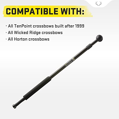 TenPoint SteddyEddy Monopod System - Compatible with All Post-1999 TenPoint Crossbows - Includes Clip & Mounting Hardware