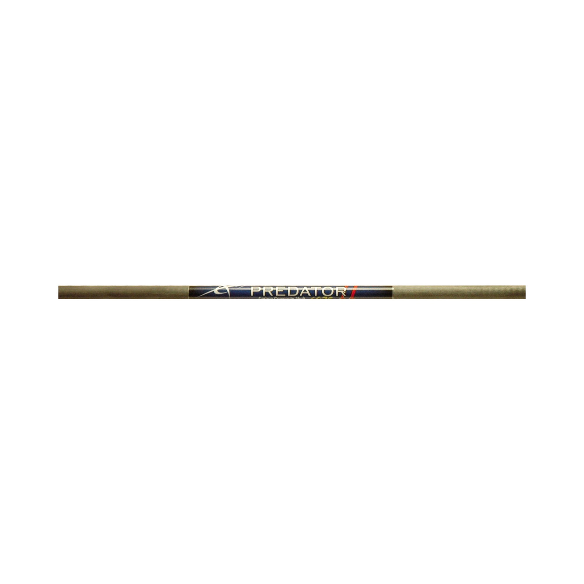 Carbon Express Predator Archery Arrow Shafts .500 Spine - 12 Pack Shafts, Black