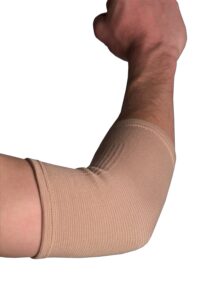 thermoskin elastic elbow support, beige, medium