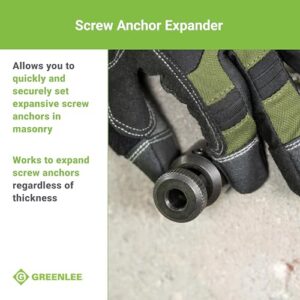 Greenlee 868 Screw Anchor Expander for Caulking Anchor Size 1/4-20