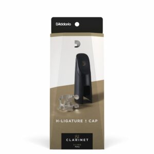 D'Addario H-Ligature & Cap, Bb Clarinet, Silver-plated