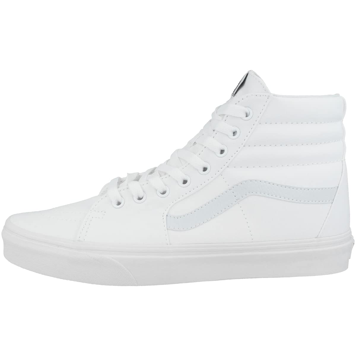 VANS MENS SK8-HI WHITE CANVAS SIZE 9