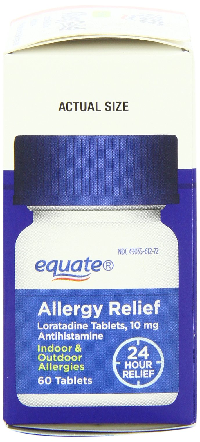 Equate - Allergy Relief, Loratadine 10 mg, 120 Tablets