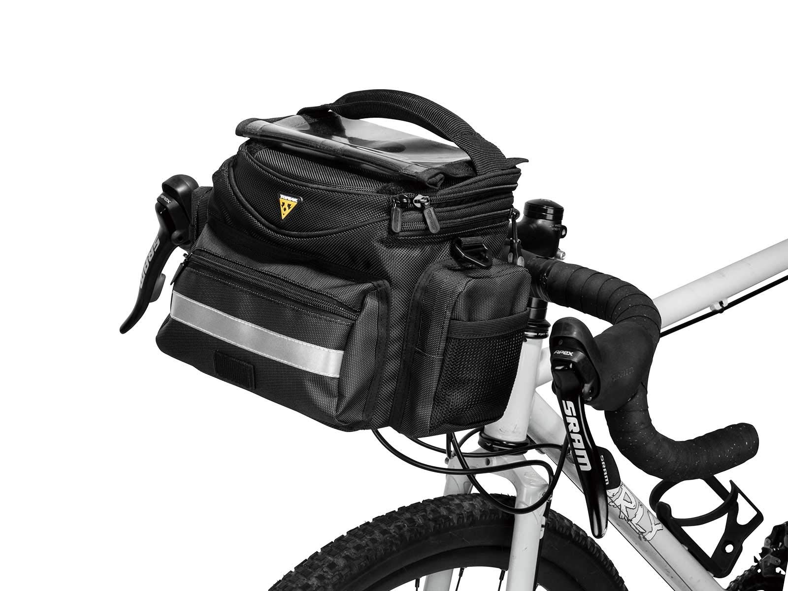 TOPEAK TourGuide HandleBar Bike Bag with Rain Cover