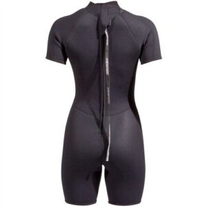 NeoSport Men's and Women's 3mm Short Wetsuit - Scuba Diving, Snorkeling and Water Sports - Comfort, Flexible and Anatomical Fit - Internal Key Pocket and Adjustable Collar,14