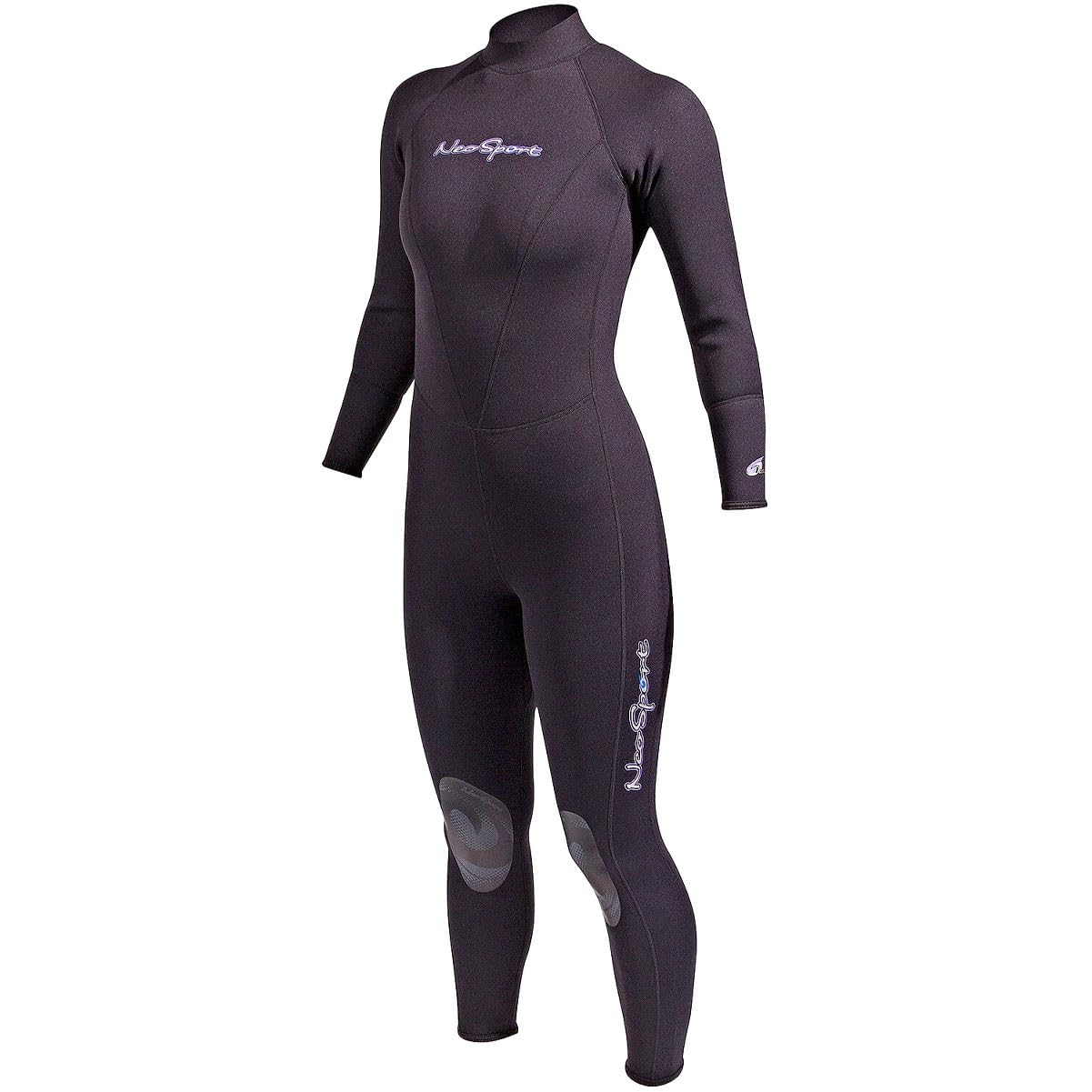 NeoSport Wetsuits Women's Premium Neoprene 1mm Full Suit, Black, 14 - Diving, Snorkeling & Wakeboarding